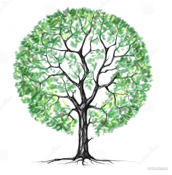 660x672 Tree Drawing By Serhii Liakhevych 6