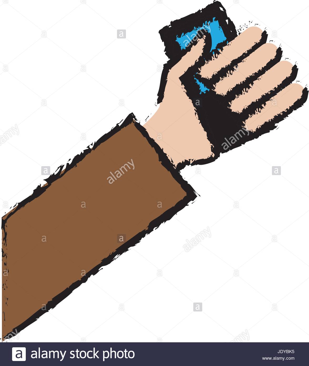 1175x1390 Drawing Hand Holding Credit Card Bank Stock Vector Art