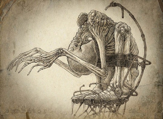 540x394 Creepy Drawings By Kirill Art Ideas Creepy