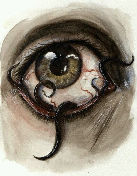 563x720 Pin By Berto Eltron On I C U Eye, Doodles And Watercolor