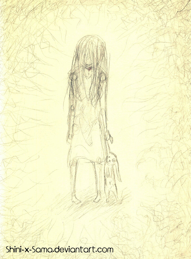769x1038 Sketch Scary Little Girl By Shini X Sama