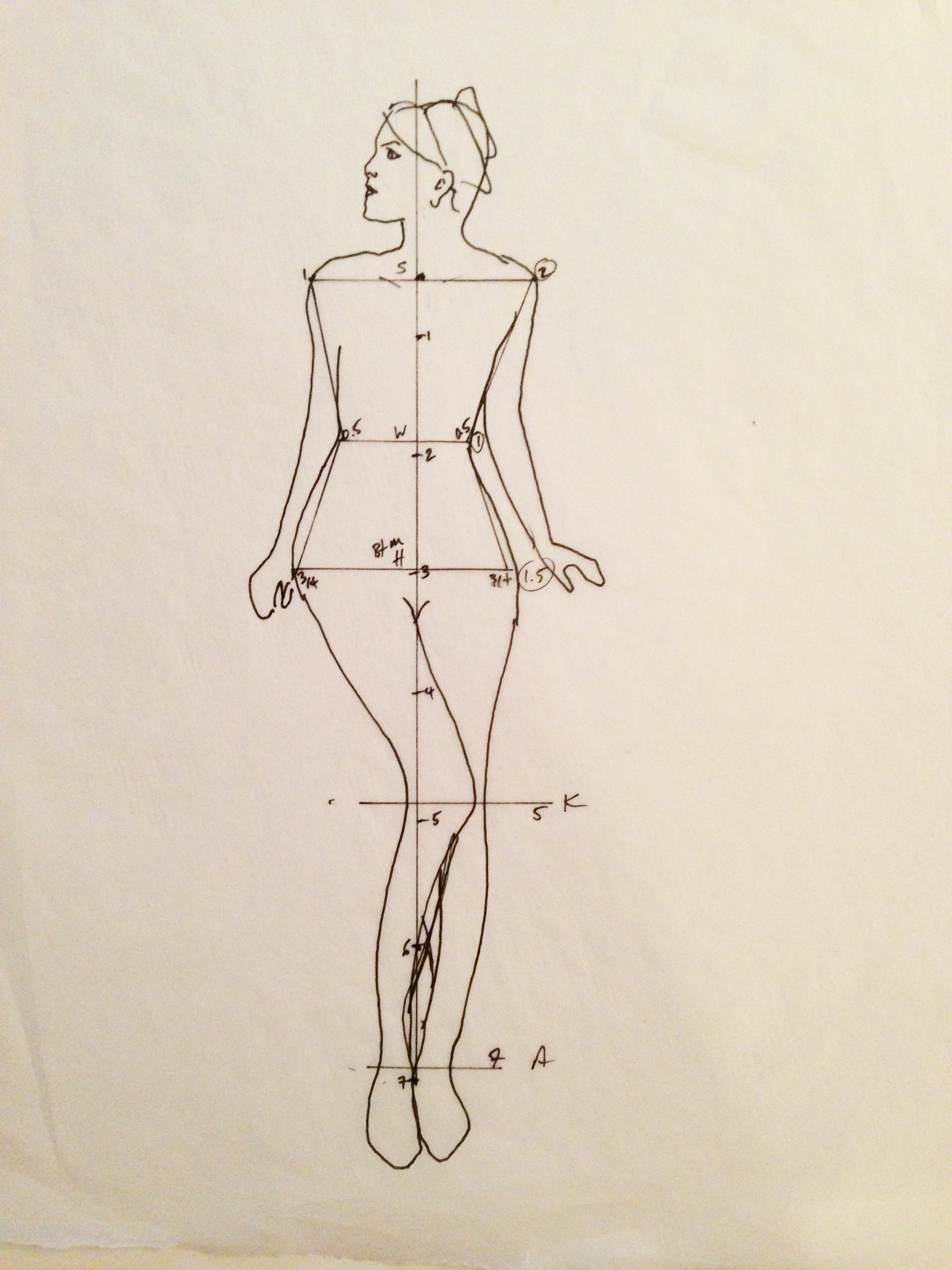 2448x3264 Croquis The Red Fox And Gown