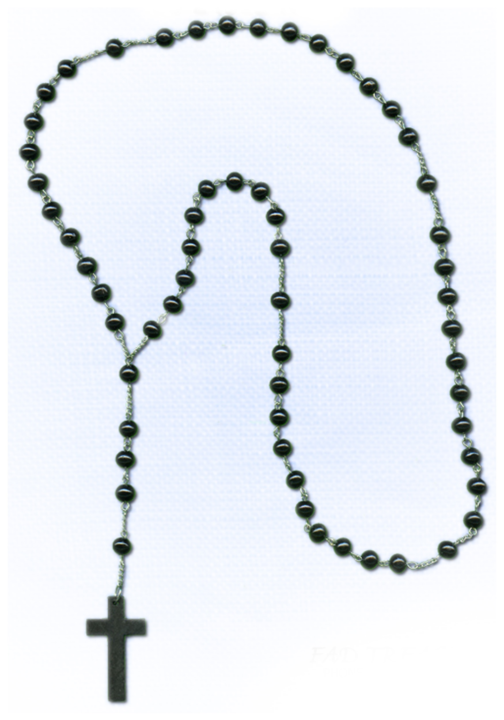 1750x2500 Beautiful Black Beaded Cross Necklace Jewellry's Website