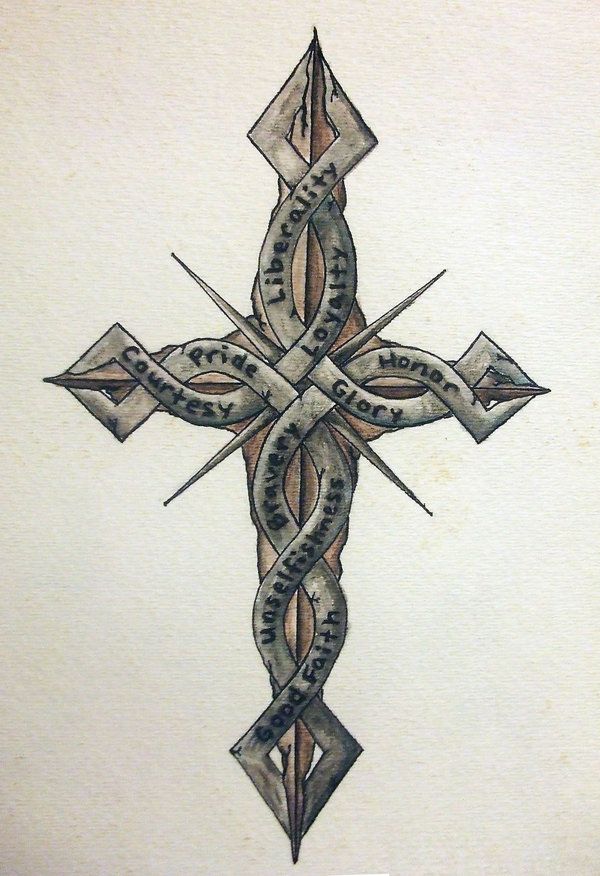 600x876 Chivalry Tattoo Cross Of Chivalry By Chivalry Tattoo