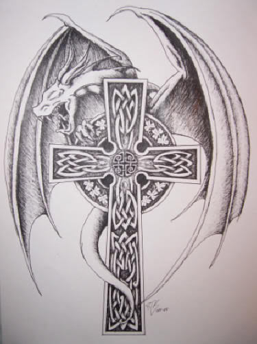 375x501 Medieval Cross Tattoo Drawing Cross Tattoos Cross