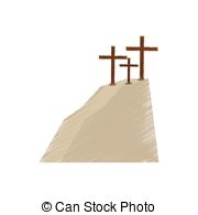 180x195 Three Crosses Eps Vector
