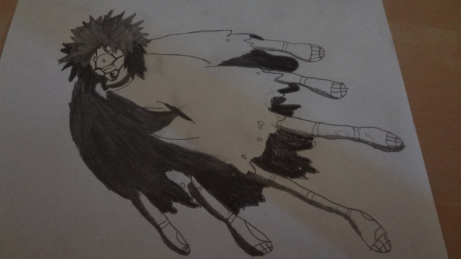 900x506 Puppet Crow Naruto Prisma Pencil Drawing By Tropican9