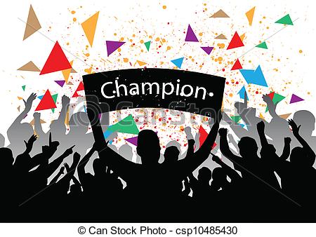 450x338 Crowd Cheering Vectors