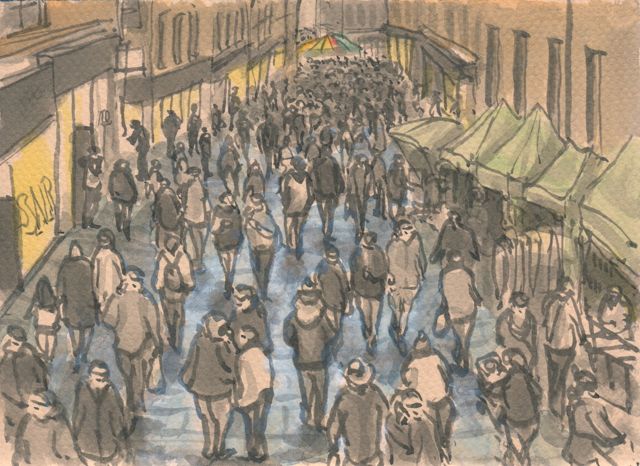 640x466 Winter Crowds Mostly Drawing