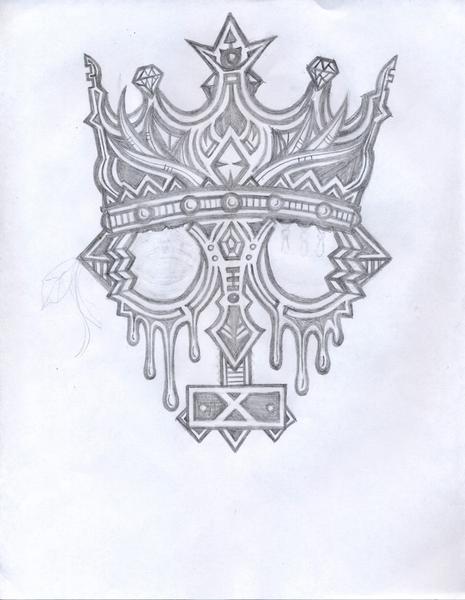 465x600 Kings Crown Drawing
