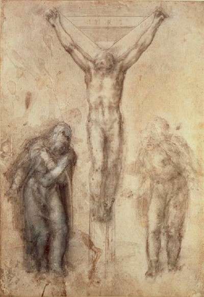 400x581 Crucifixion (C. 1540s 50s) By Michelangelo Howstuffworks