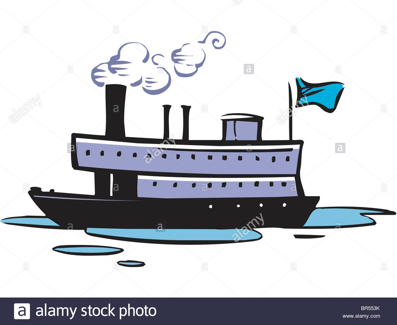 1300x1065 Drawing Of A Cruise Ship Stock Photo 31461239