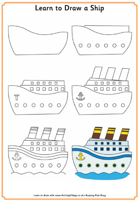 460x663 Learn To Draw A Ship 460 0.jpg