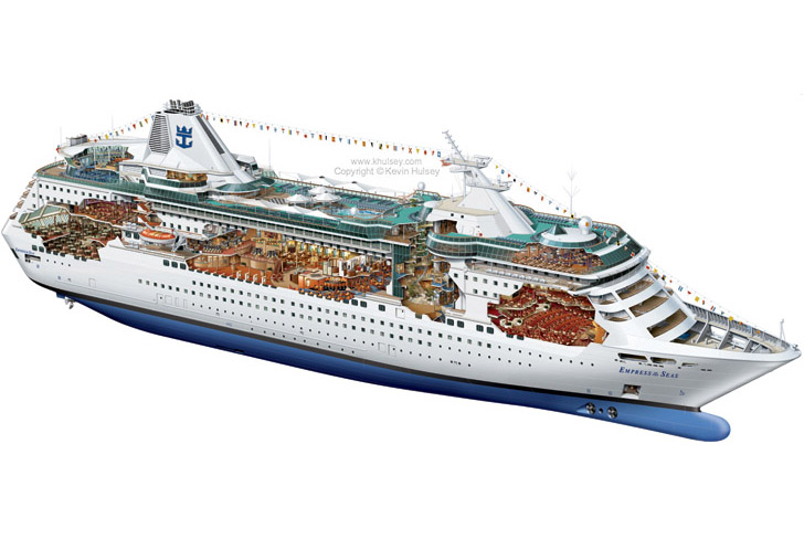 728x488 Ship Vector Art.