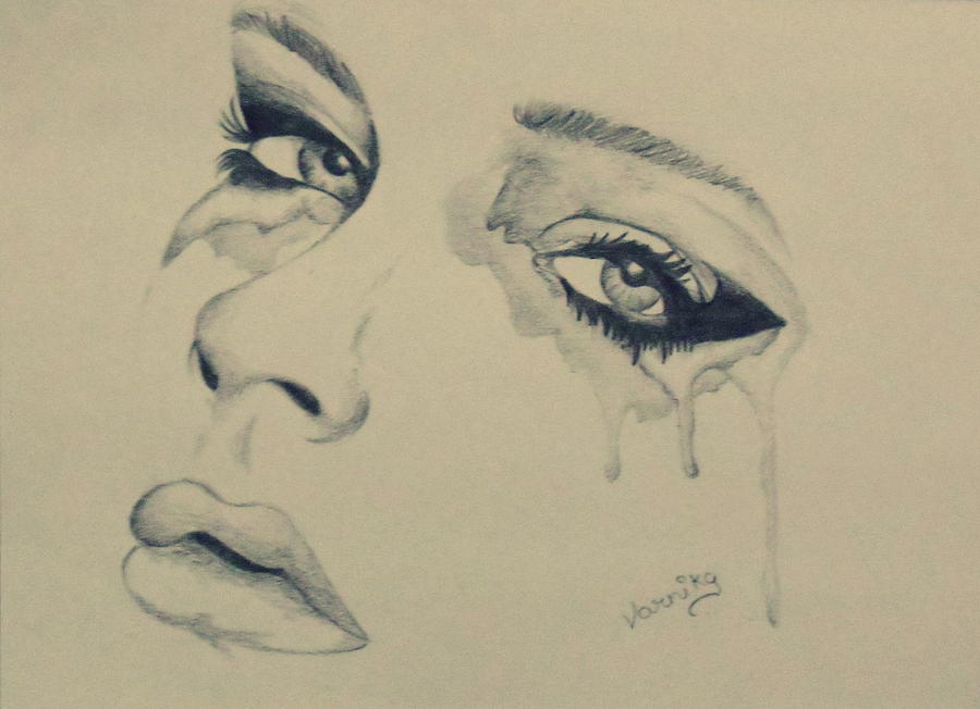 900x652 Me A River Drawing By Varnika Srivastava