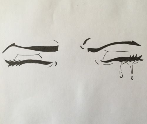 500x425 Pictures Easy Drawings Of Eyes Crying,