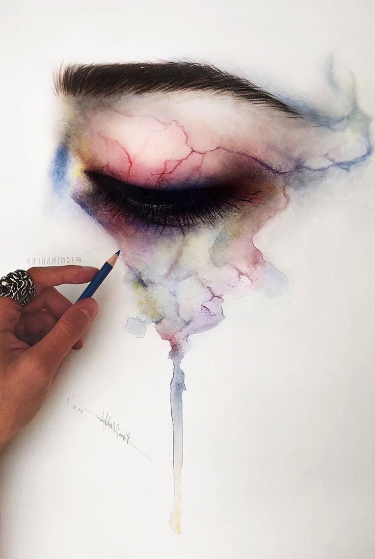 736x1097 Girls Eye Crying For Drawing Art Best Eye Drawings Ideas