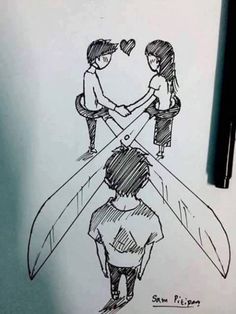 236x314 Im Not Really Sure Why I Like These Sad Little Drawings. Haha