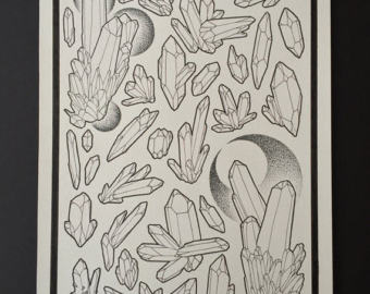 340x270 Crystal Drawing Etsy