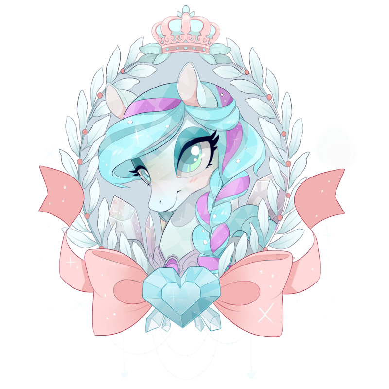 800x800 Com Crystal Heart By Parfywarfy