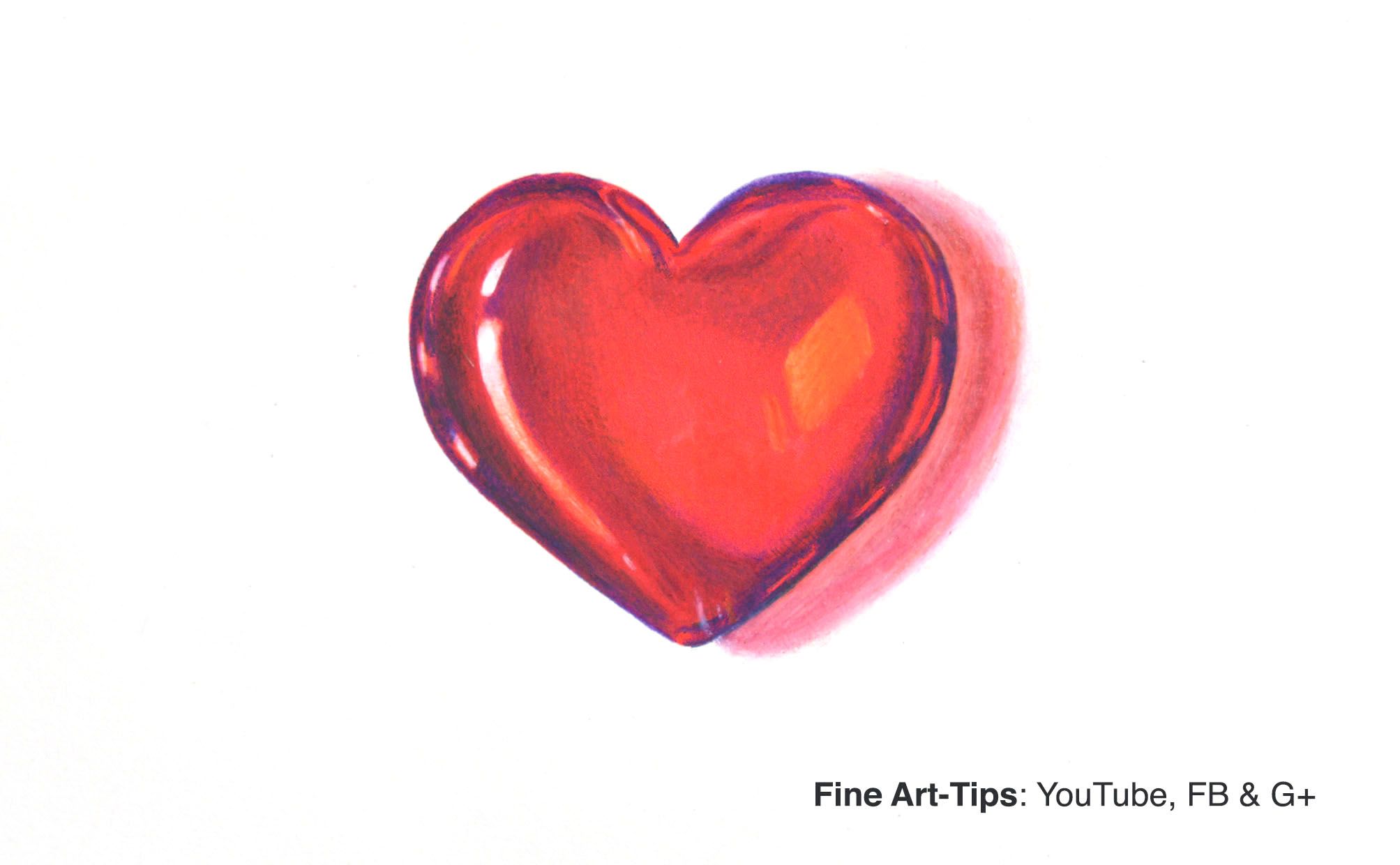 2007x1240 How To Draw A Crystal Heart