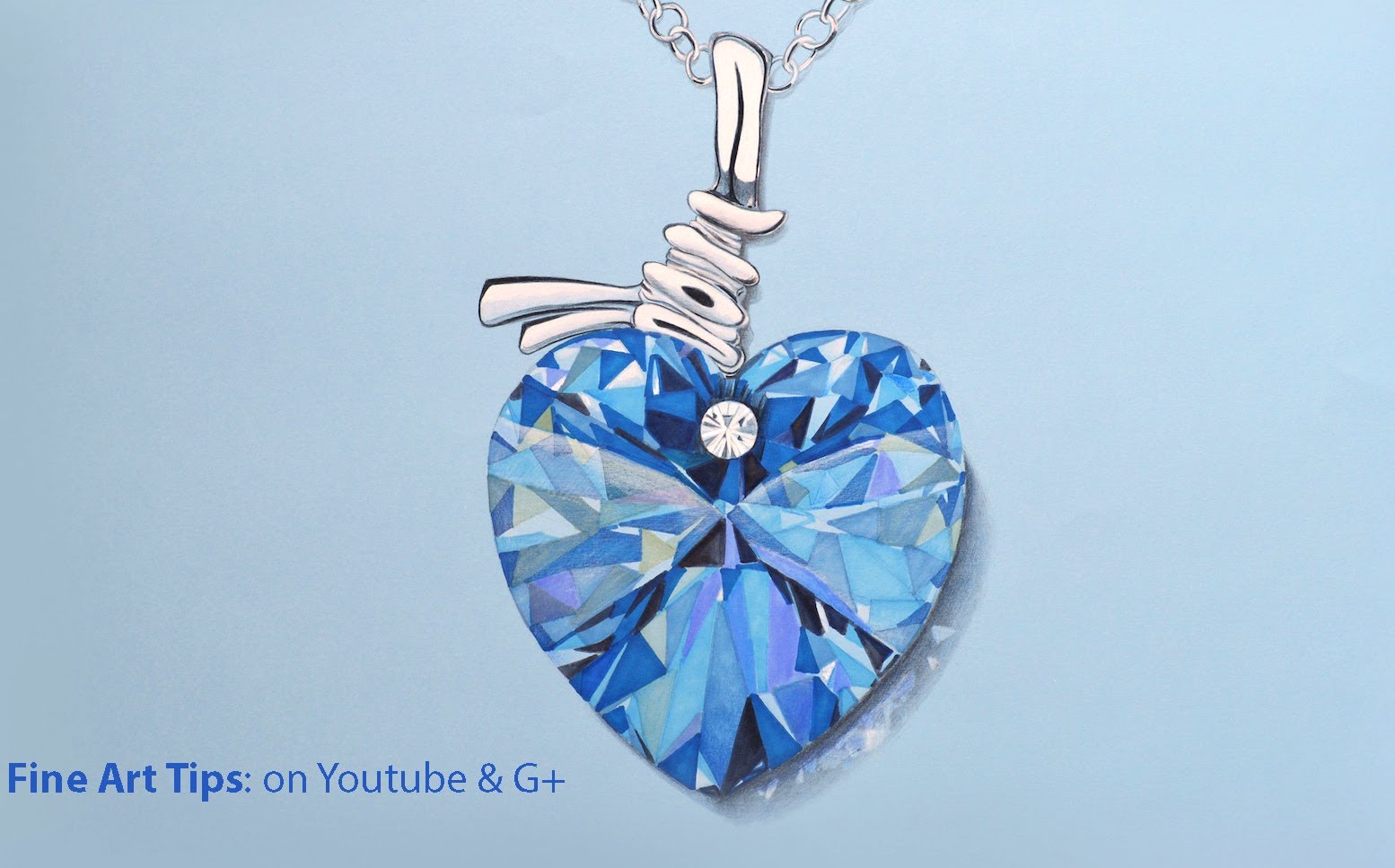 1554x967 How To Draw A Swarovski Crystal Heart