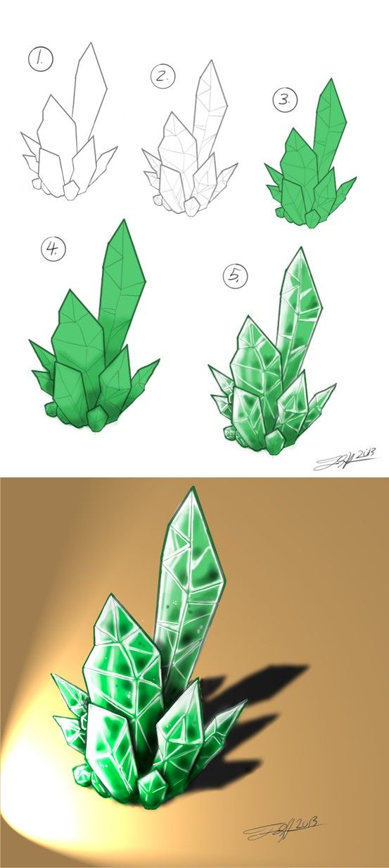 553x1231 Drawing Crystals