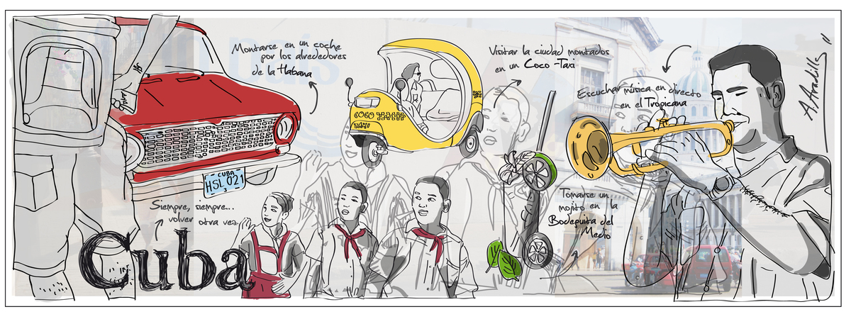 1200x450 La Habana, Cuba By Alicia Aradilla