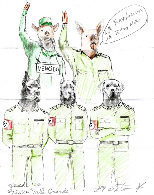 619x783 Political Prisoner Danilo El Sexto Maldonado's Drawings