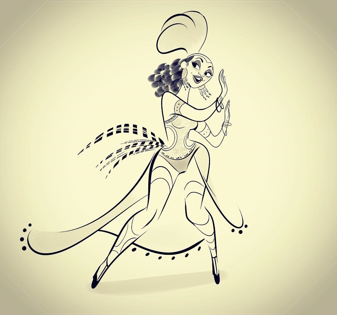 1080x1010 Regram @artofalan I Was Referencing A Cuban Dancer For This