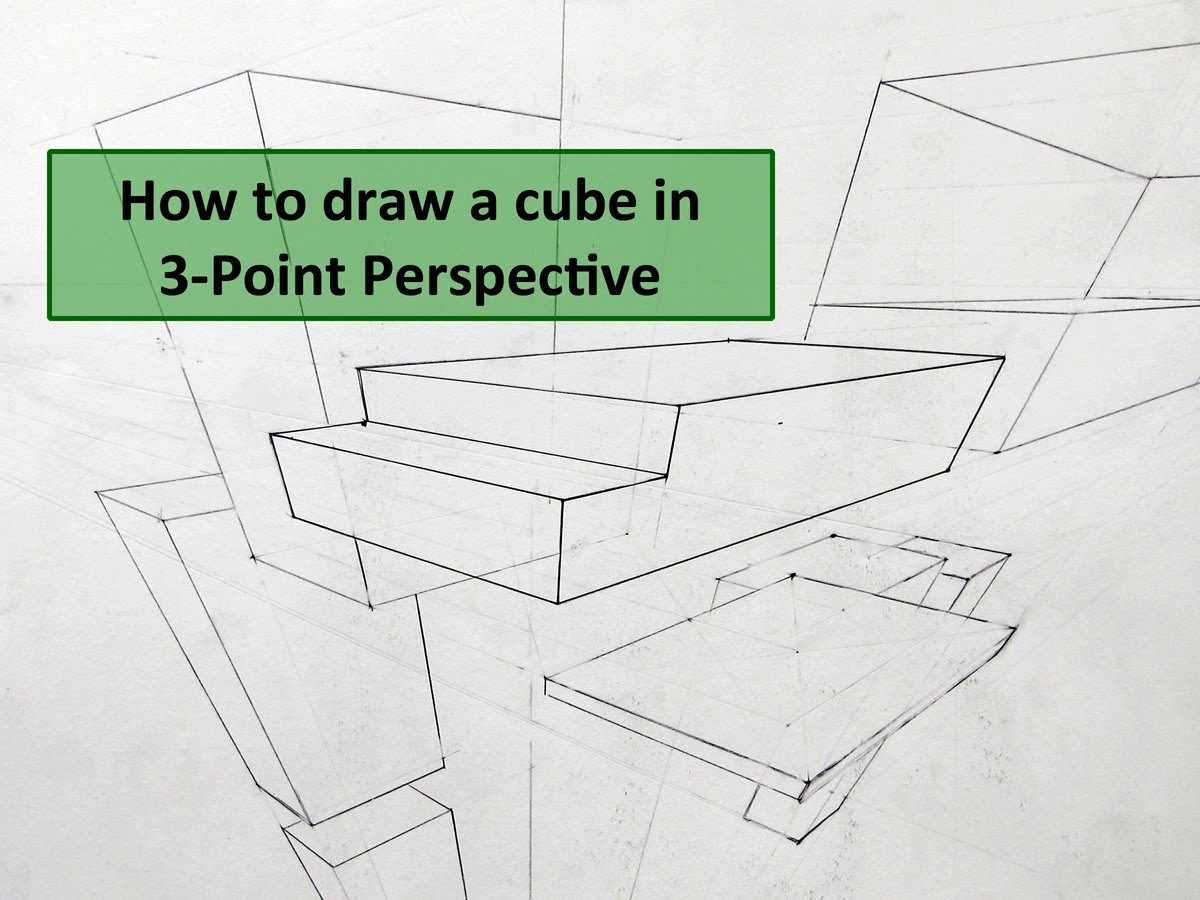 1200x900 How To Draw A Cube In 3 Point Perspective