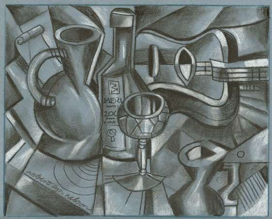 560x450 Here I Like The Cubist Style Of Robert Lyn Nelson. The Image