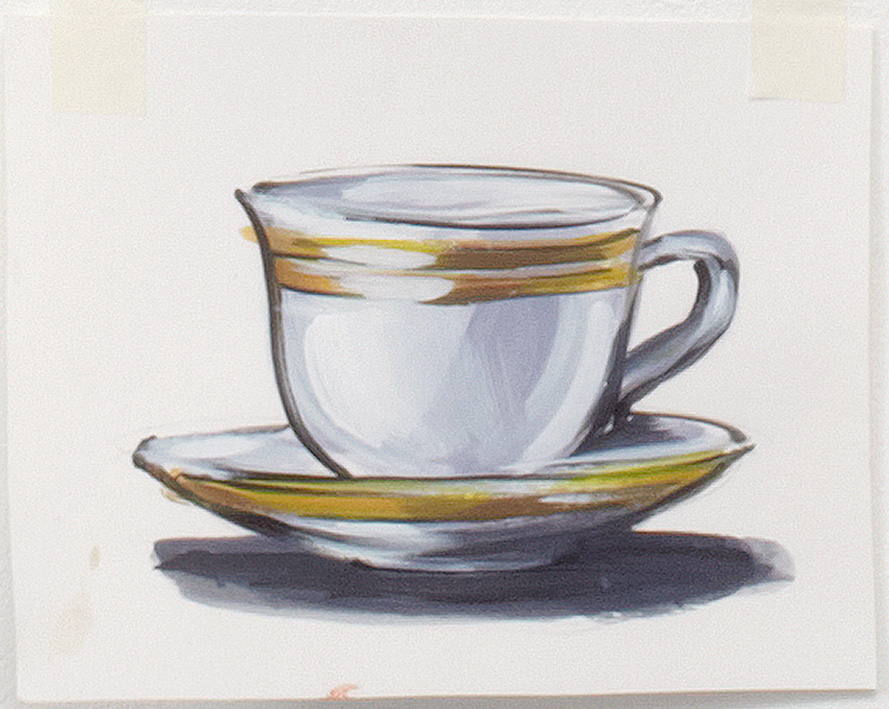889x709 Tea Cup And Saucer By Lisa Milroy Shop Drawing Room