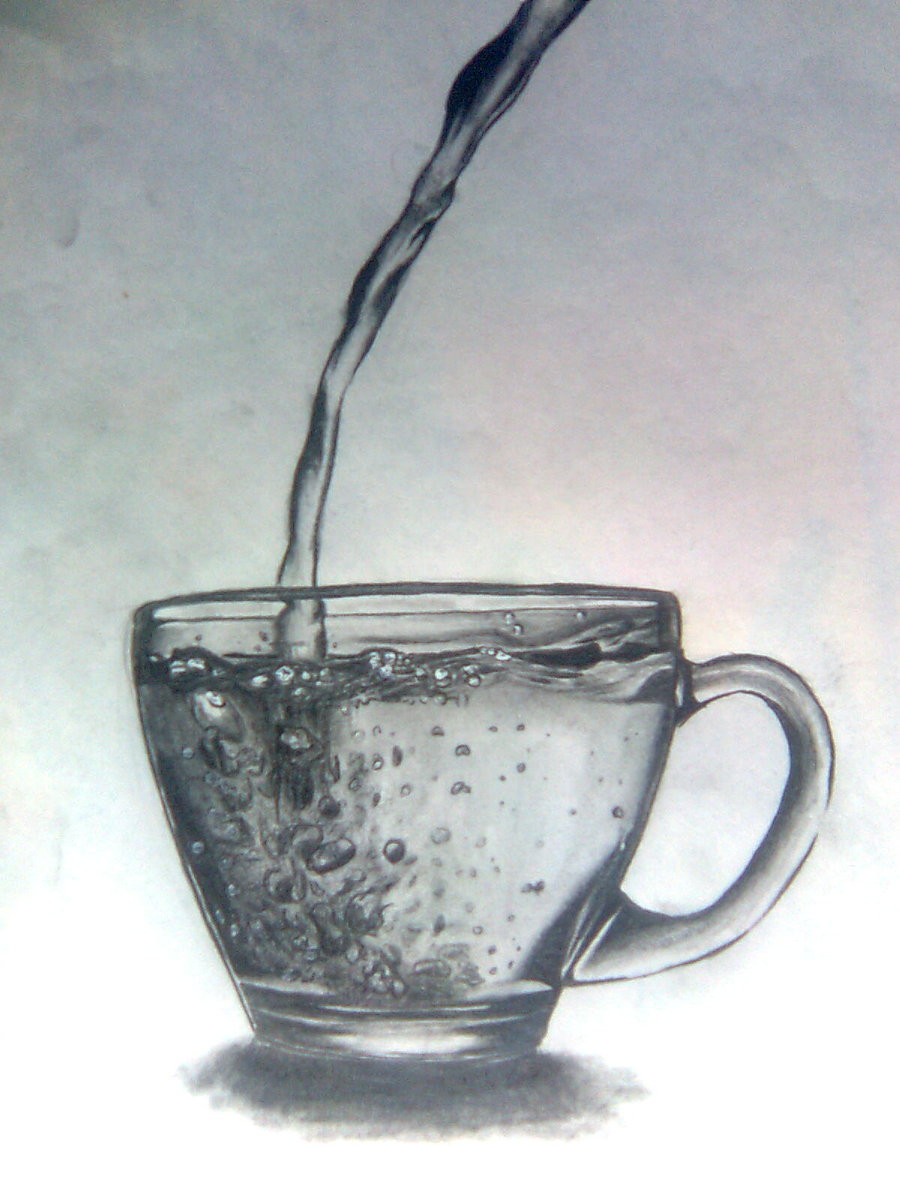 900x1200 Cup With Water By Jokershadow666