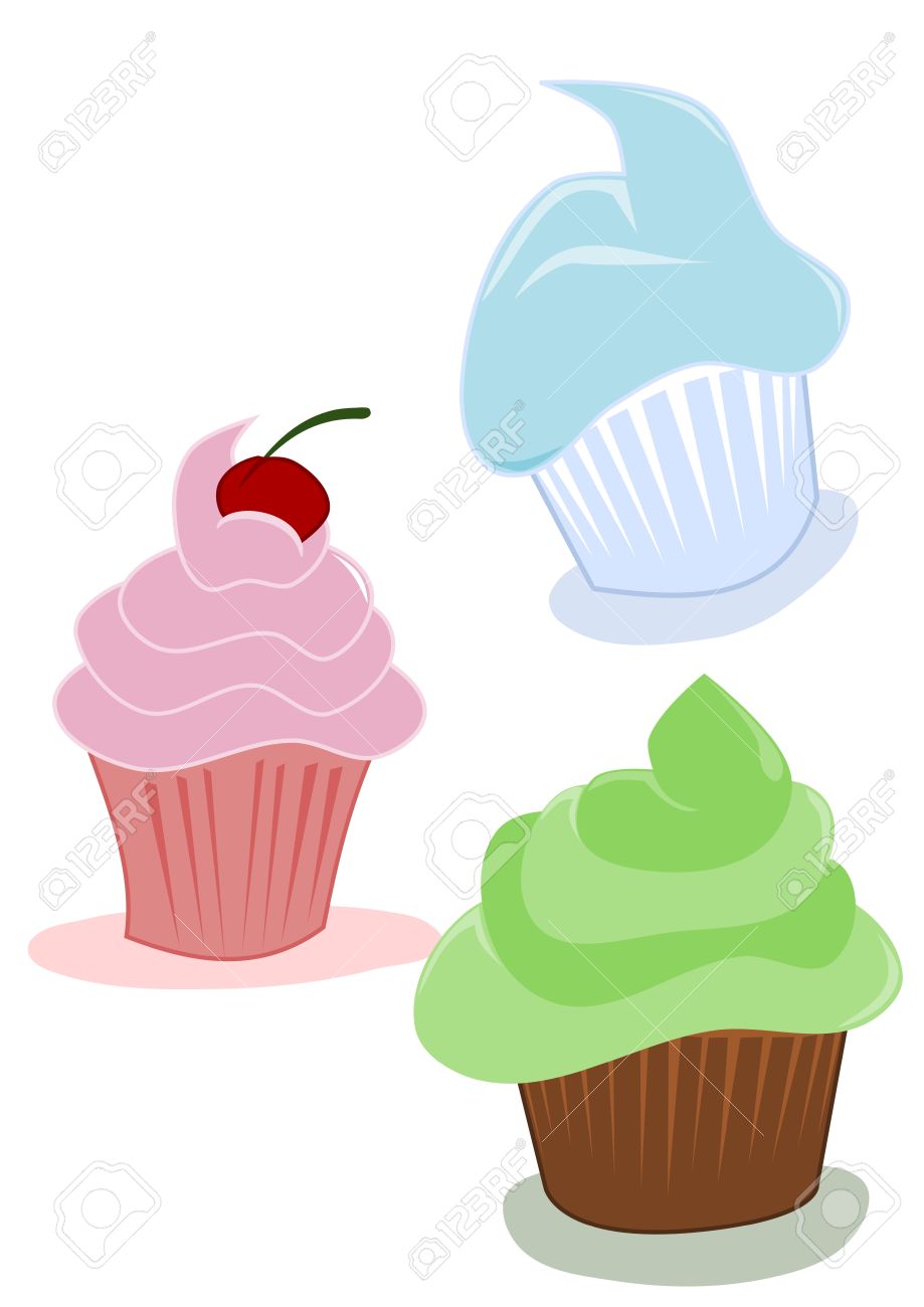919x1300 Cupcakes, Cartoon Drawing Royalty Free Cliparts, Vectors,