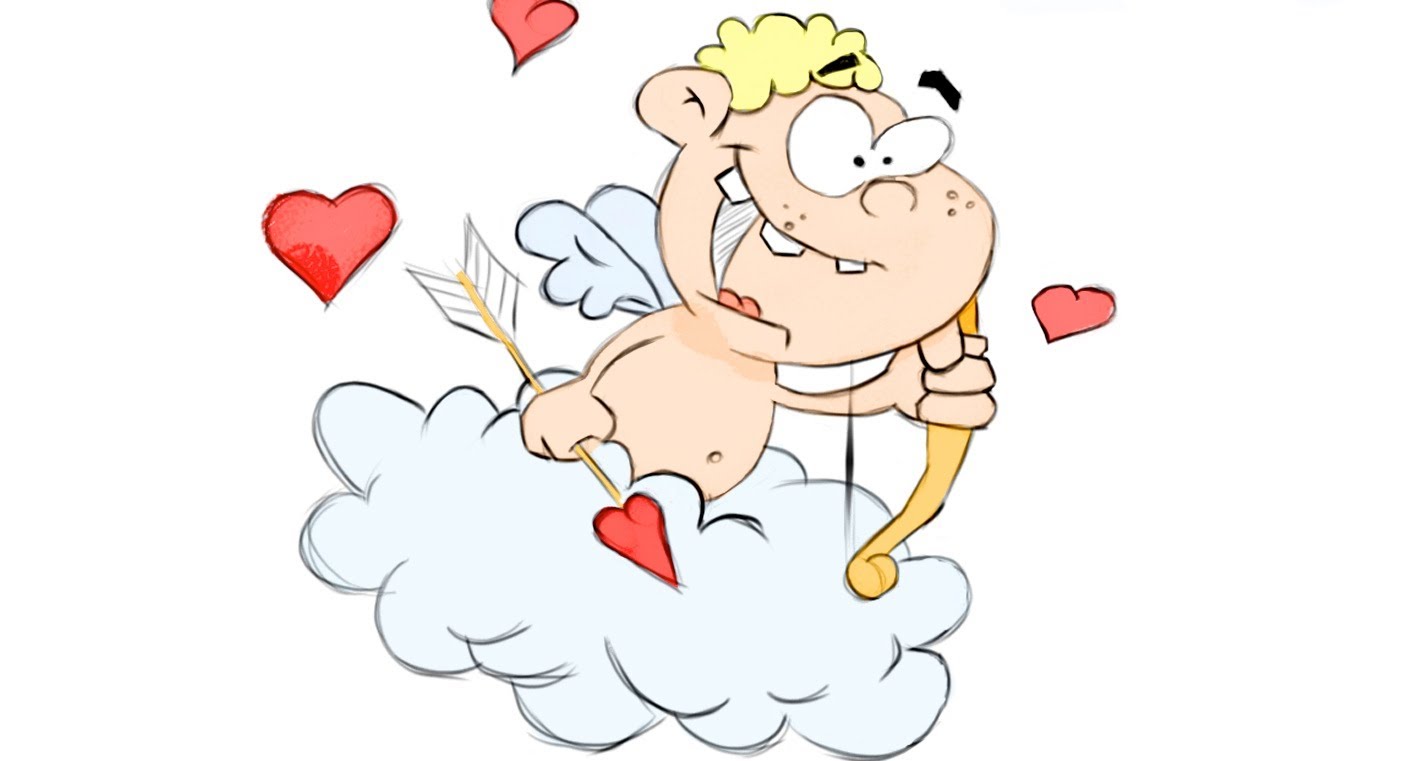 1406x761 How To Draw A Cupid (Cartoon Sketch)