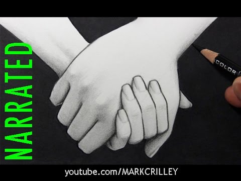 480x360 How To Draw People Holding Hands [Narrated Step By Step]