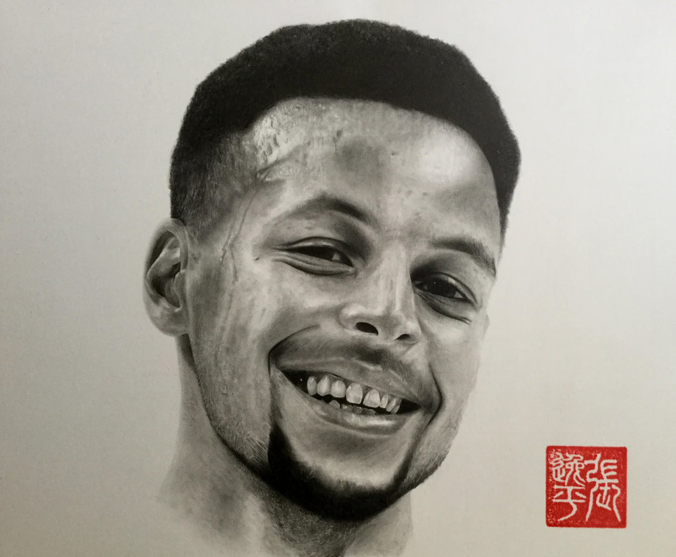985x812 Stephen Curry Portrait By Yipzhang5201314
