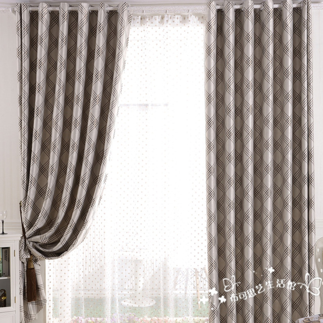 640x640 Free Shipping Modern Brief Quality Finished Curtains Drawing Room