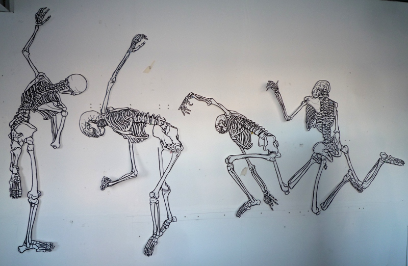 800x522 Work Update Tall Chairs Amp 4 Cut Out Skeleton Drawings Art By
