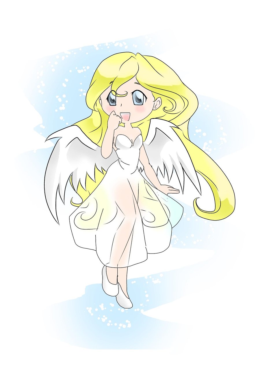 900x1275 Cute Little Angel By 1tomboy