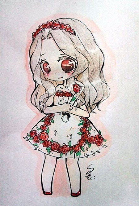 450x665 Cute Anime Drawing~ Chibi Drawings, Anime And Chibi