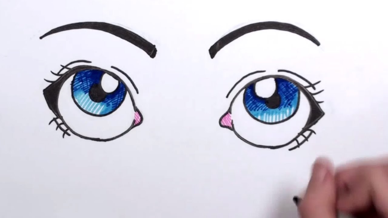 1280x720 How To Draw Cartoon Eyes Mlt