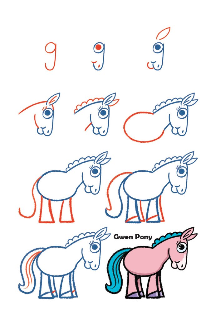 692x1024 Drawing Super Cute Baby Animals Using Lowercase Letters Shop