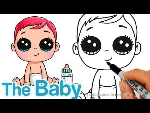 Cute Baby Drawing at GetDrawings | Free download