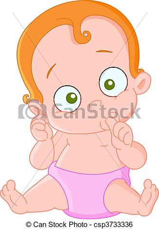 326x470 Red Hair Baby Girl. Cute Baby Girl With Red Hair Sucking Her