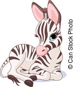 152x179 Illustration Of Cute Running Baby Zebra Eps Vectors