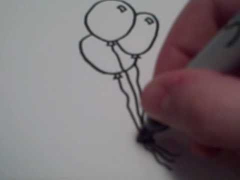 480x360 How To Draw Cartoon Balloons