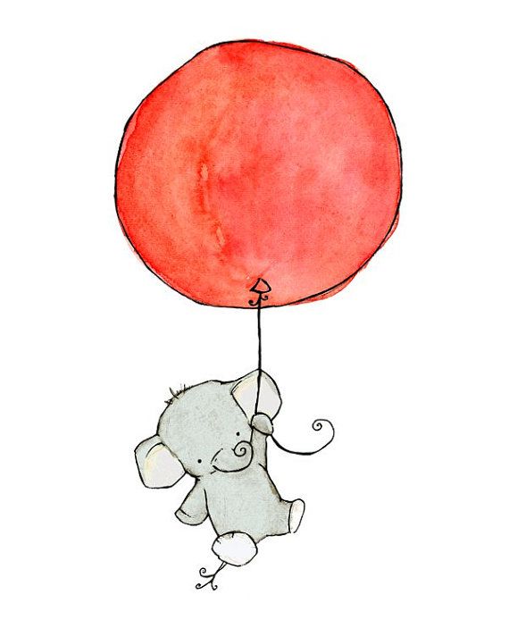 570x713 A Good Luck Elephant For Baby Room. I'D Paint This On A Nursery