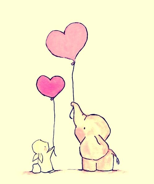 498x594 Animals Balloon Cute Drawing Favim Com 1933858.jpg Fluffybuby